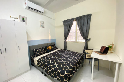 [Room Rental with Fully Furnished] Price from RM450 !