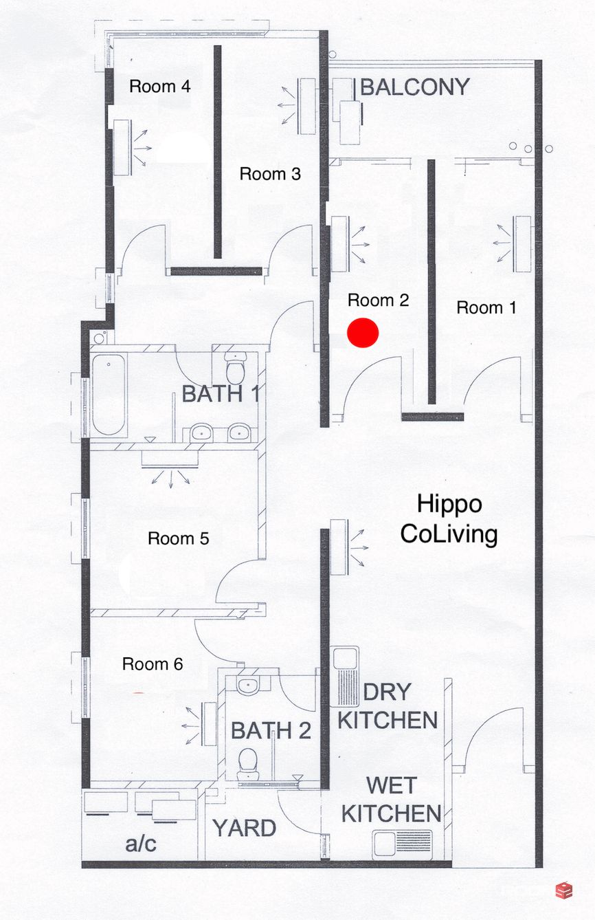 🌴 Balcony Single Room 2️⃣ in 🔆 The Park Residences, Bangsar South
