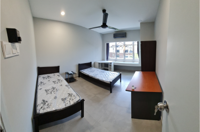 1min walk INTI University, 9min to LRT SS15 student room - Master Room w attached bathroom subang rent allow cook share