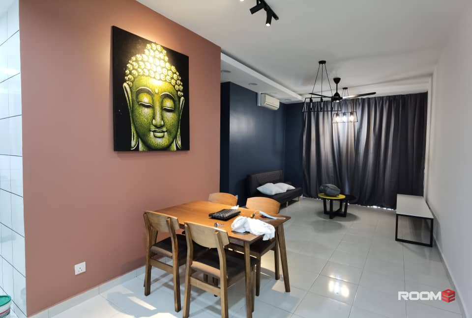 Kl single room for rent with wifi