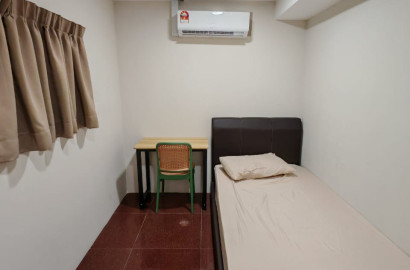 🔥 1 month DEPOSIT ONLY !! 🚇 6 mins walk to MRT Sentul Barat @ 3 stops to PWTC 🏢Hotel Style Room Coliving