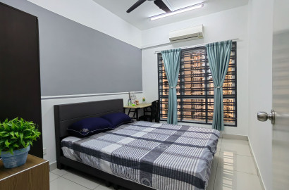 2.55m x 3.67m (101 sq ft) Deluxe Queen Room Spring Avenue Kuchai Lama