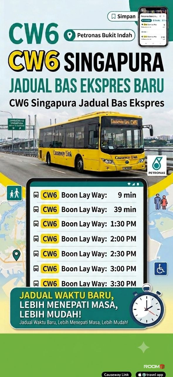 Bukit Indah Bilik Untuk Disewa! Hanya 100M ke Stesen Bas CW6!  Ke Tuas, Jurong, Boon Lay Senang saja!!!