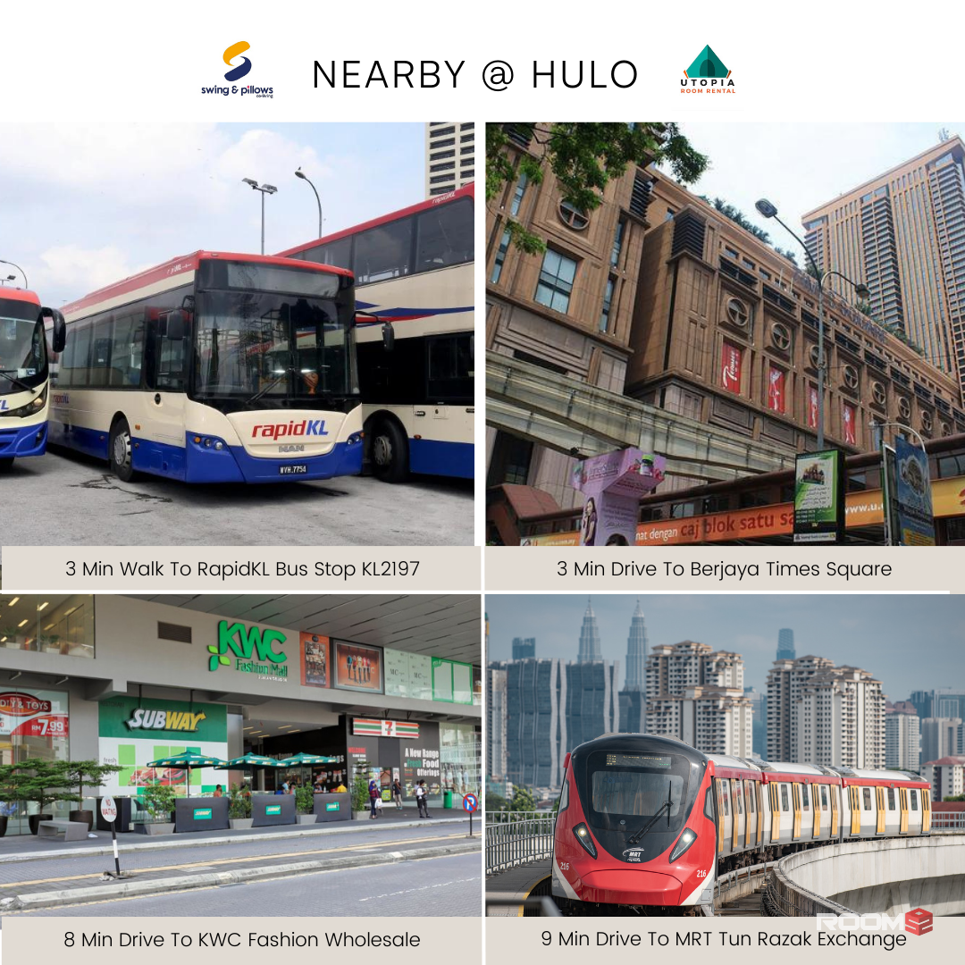 ZERO DEPOSIT Room in Bukit Bintang! 🪩  Only 5 Min to Monorel Imbi 🚶🏻🚅