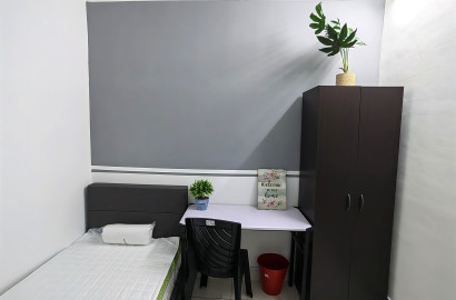 2.55m x 2.6m (71 sq ft) Single Room Spring Avenue Kuchai Lama