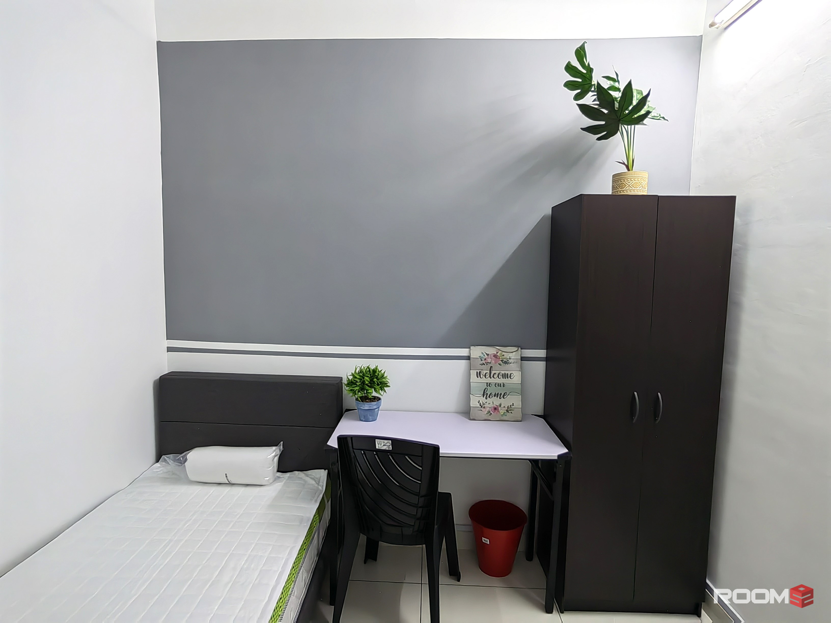 2.55m x 2.6m (71 sq ft) Single Room Spring Avenue Kuchai Lama
