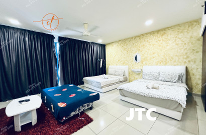 Fully Furnished Trefoil Studio For Rent In Setia Alam