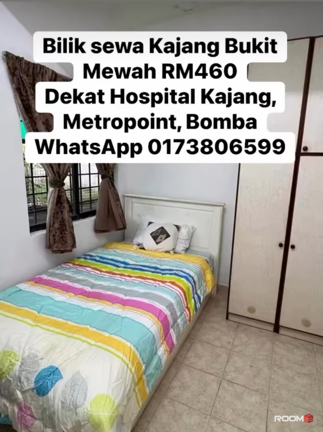 Bilik sewa Kajang Bukit Mewah dekat Hospital Kajang