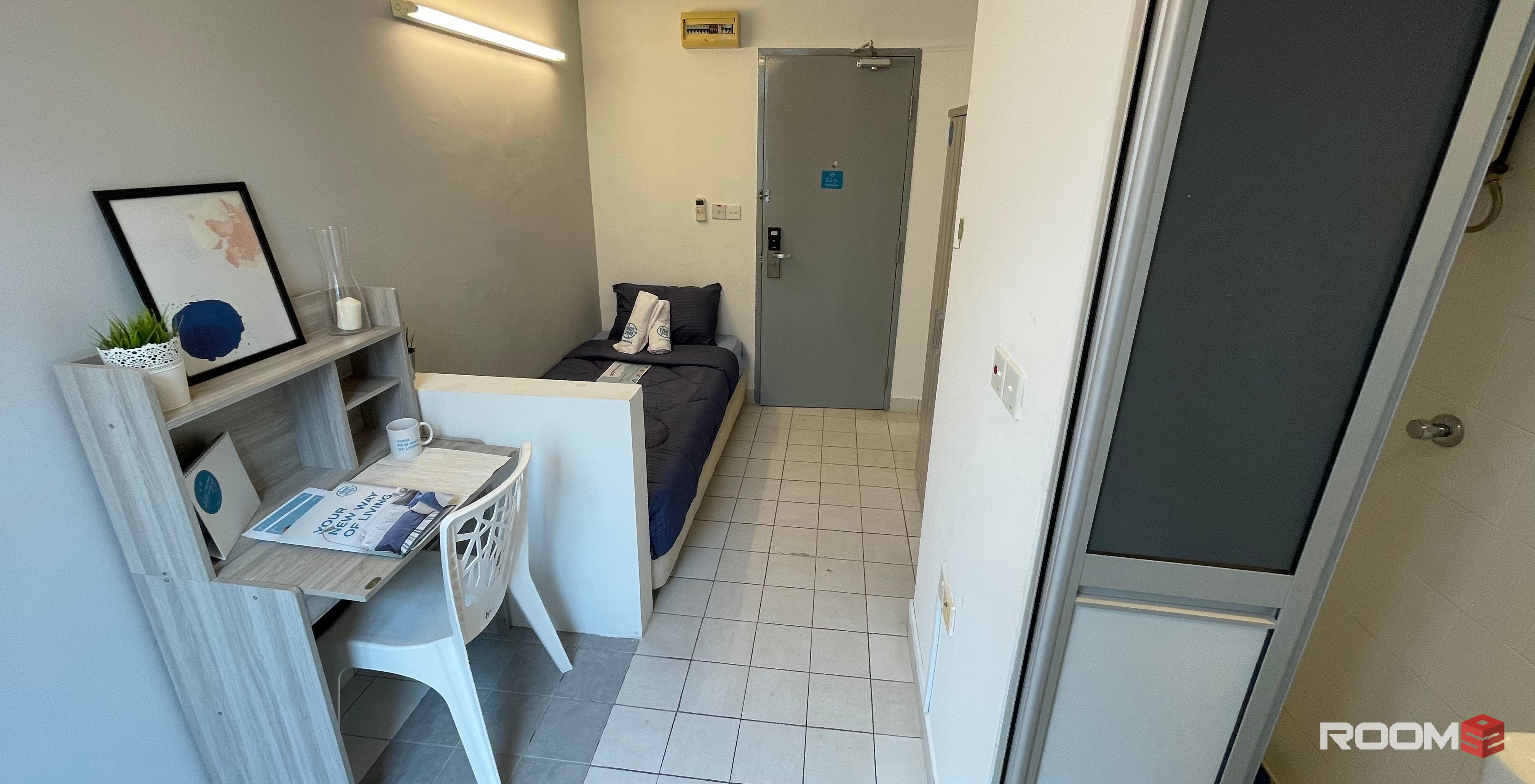 Single Room With Attached Bathroom 2mins Walk to LRT & MRT Chan Sow Lin