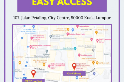 💯 The Best Room For Rent 🥳 Near To Pasar Seni 🤩 Fully Furnished & ZERO Deposit 💯 2 Rooms LEFT ‼️