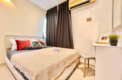 Stylish Fully Furnished Room🙅🏻‍♂️ 🌞 Zero Deposit Large Room 💯 At Damansara Utama