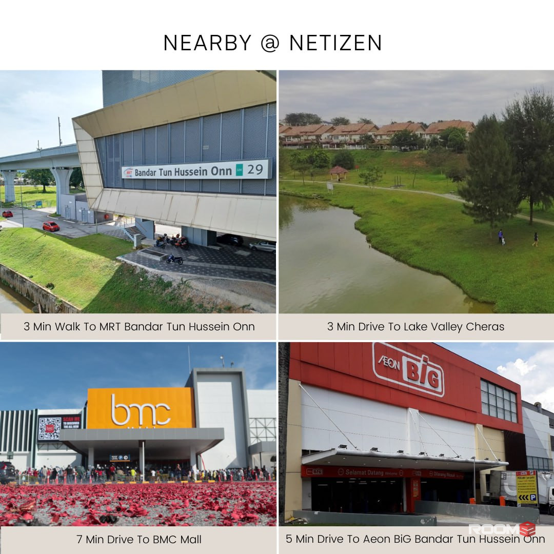 Hard To Find Room At Cheras Perdana 😪? New Female Unit At The Netizen, BTHO 👝🤩 5 Mins to LRT BTHO 🚄