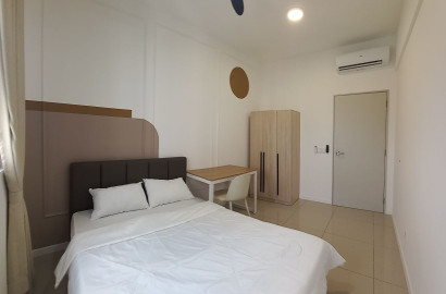 Medium Room at SAVVY Segambut Fully Furnished for rent Mont Kiara