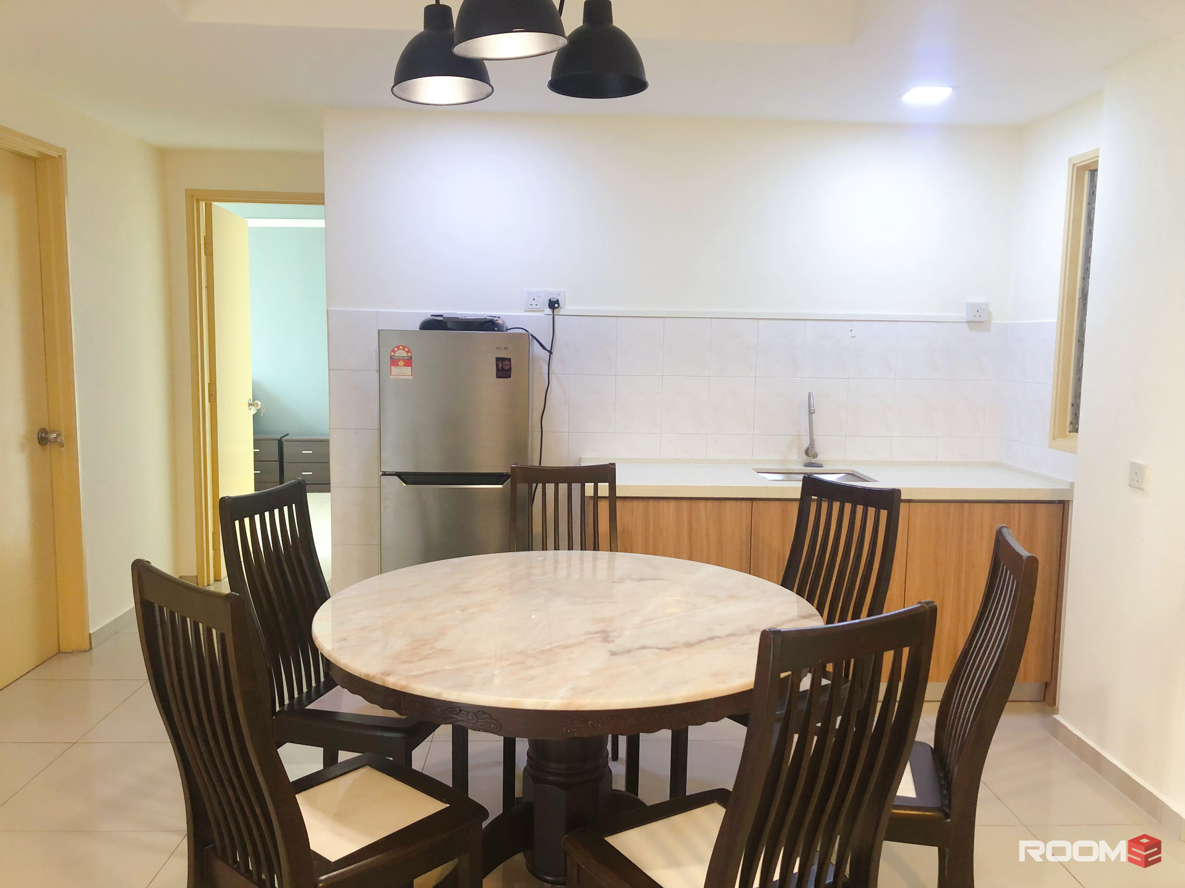 🤩PROMOTION!!!! 🤩 HIGH SPEED INTERNET Single Room Fully Furnished New Aircond Wardrobe Table Chair Mattress