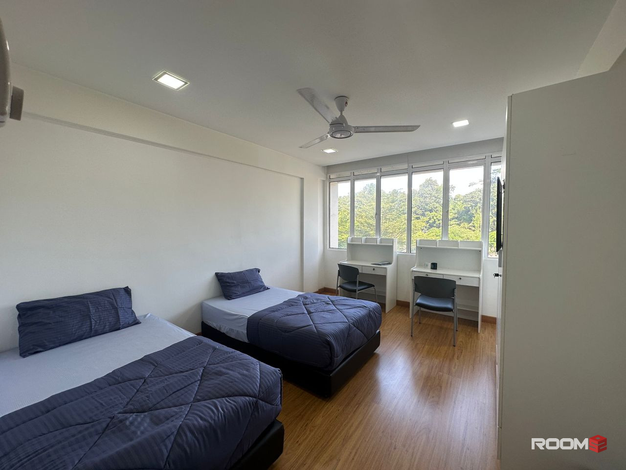 🏛️[ KL Sentral Mansion Sentral ] Fully Furnished Middle Room with Double Single Bedroom with Fan & A/C For Rent