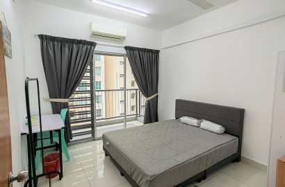 3.1m x 4.4m (151 sq ft) Room with private balcony Spring Avenue Kuchai Lama