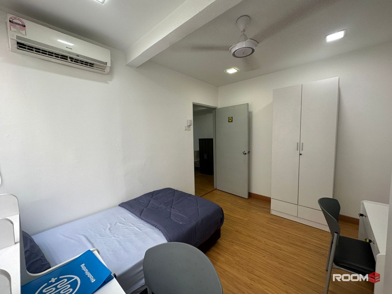 2min walk to KL Sentral 🏛️[ KL Sentral Mansion Sentral ] Fully Furnished Single Bedroom with Fan & A/C For Rent