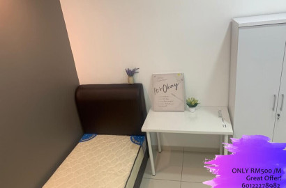ALL INCLUDED, Fully Furnished+AC FREE Single Room for RENT at Bandar Sri Sendayan, Sendayan