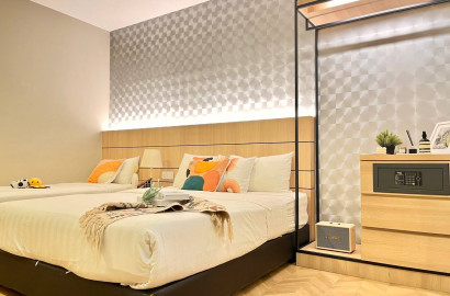 Family Hotel Room Middle for rent at Worldview Grand Hotel with private 🛁bathroom, Fully Furnished & Zero Deposit