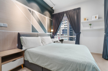 Fully Furnished Master Bedroom at Residensi Suasana @ Damai