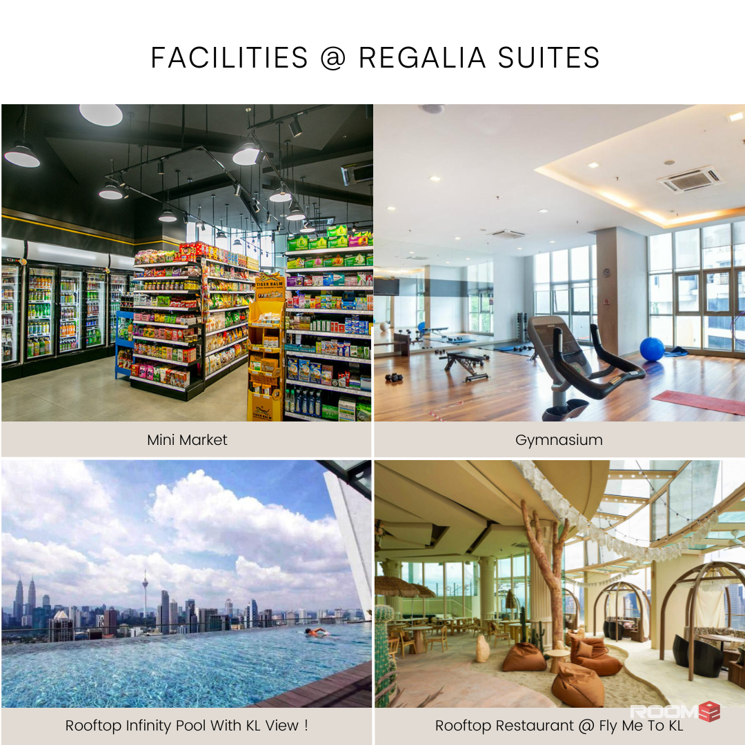 🛍 Find Room Rental In KL Area? 🚝 Spacious Room With Perfect Facilities 💯 At Regalia, Putra
